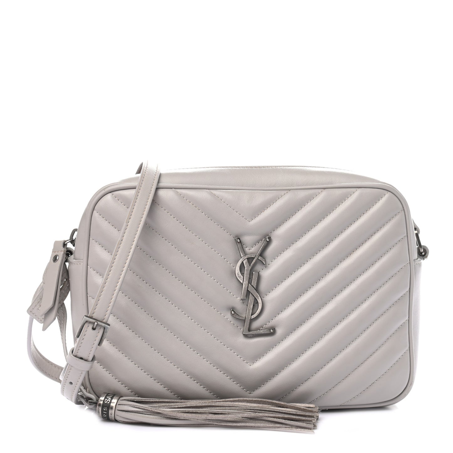 Calfskin Matelasse Monogram Lou Camera Bag Granite