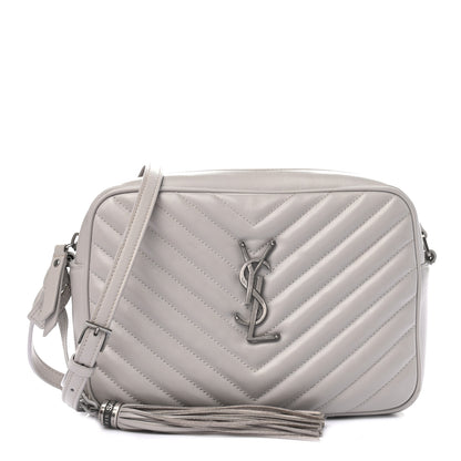 Saint Laurent Calfskin Matelasse Monogram Lou Camera Bag Granite 1 of 10