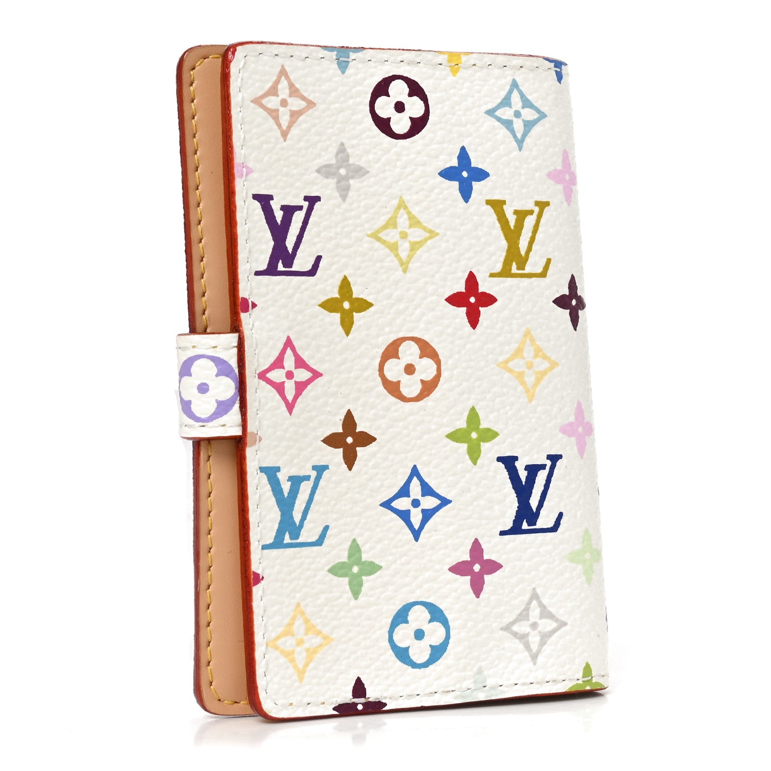 Louis Vuitton Monogram Multicolor Carnet de Bal Mini Agenda Cover White 3 of 7