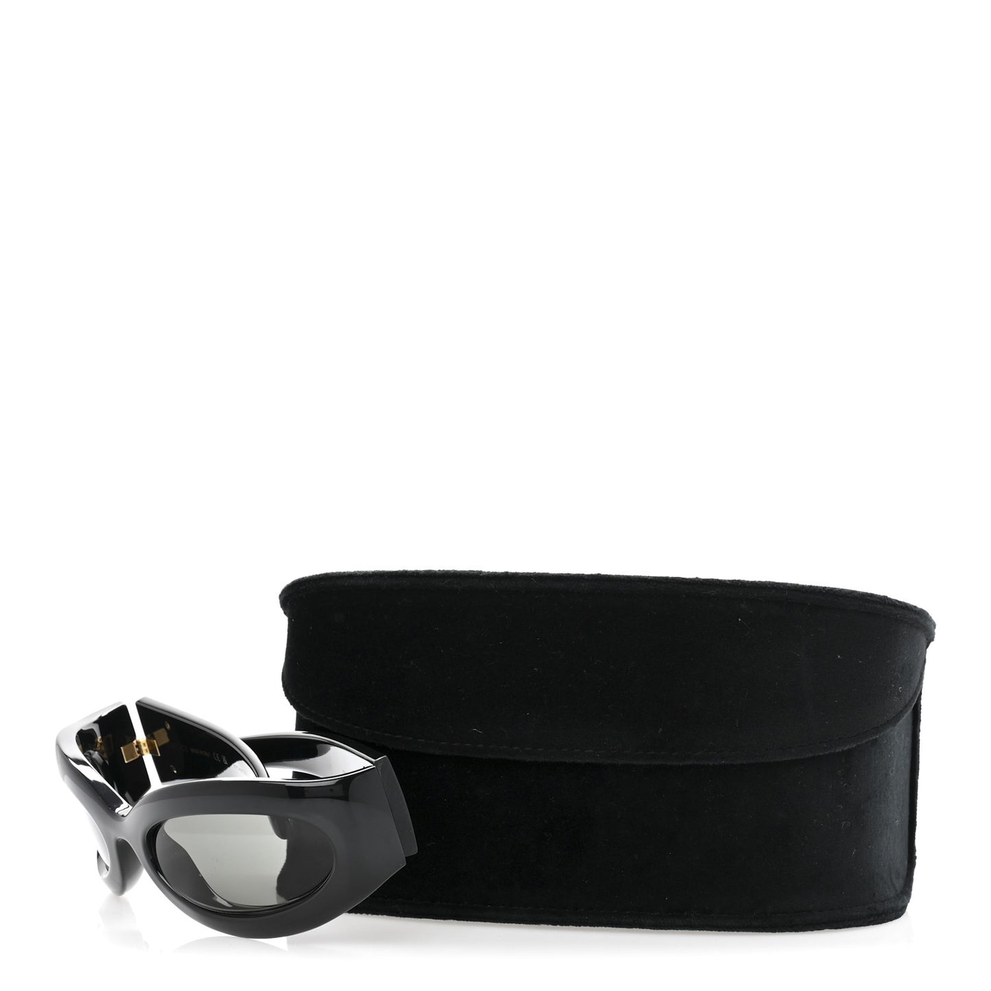 Acetate Oval Sunglasses GG1247S Black