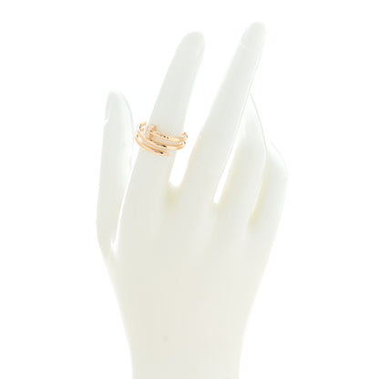 Cartier 18K Pink Gold Diamond Double Juste Un Clou Ring 52 6 2 of 4