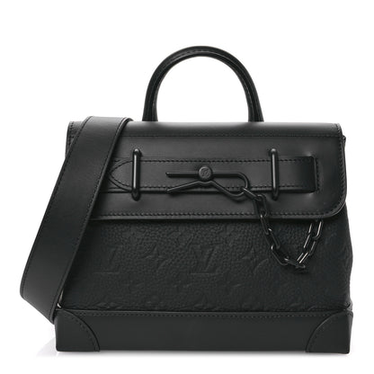 Louis Vuitton Taurillon Monogram Steamer PM NM Black 1 of 9