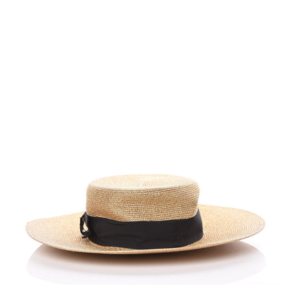 Gucci Lame Papier Hat L Black Gold 3 of 8