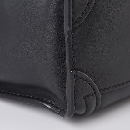 Celine Smooth Calfskin Nano Luggage Black 16 of 18