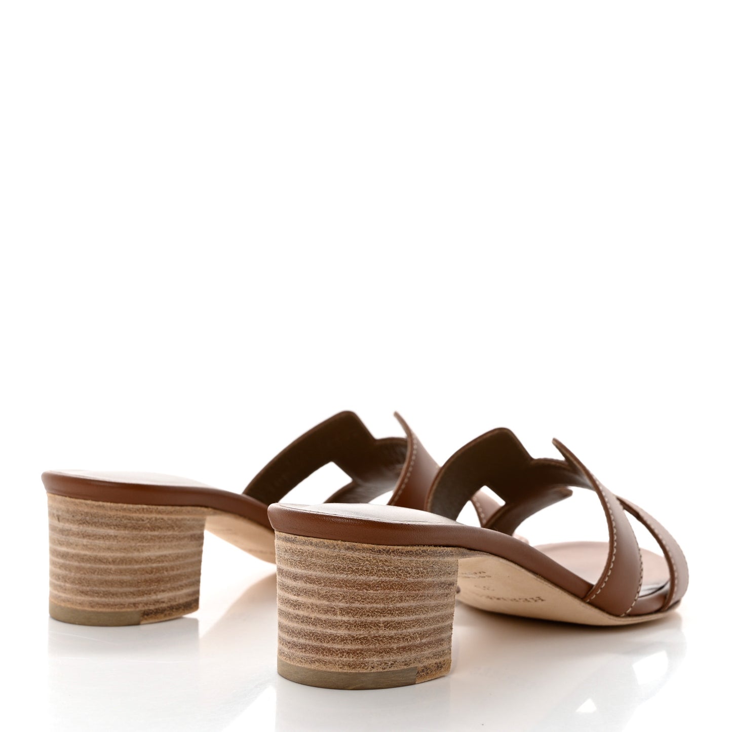 Calfskin Oasis Sandals 35 Gold