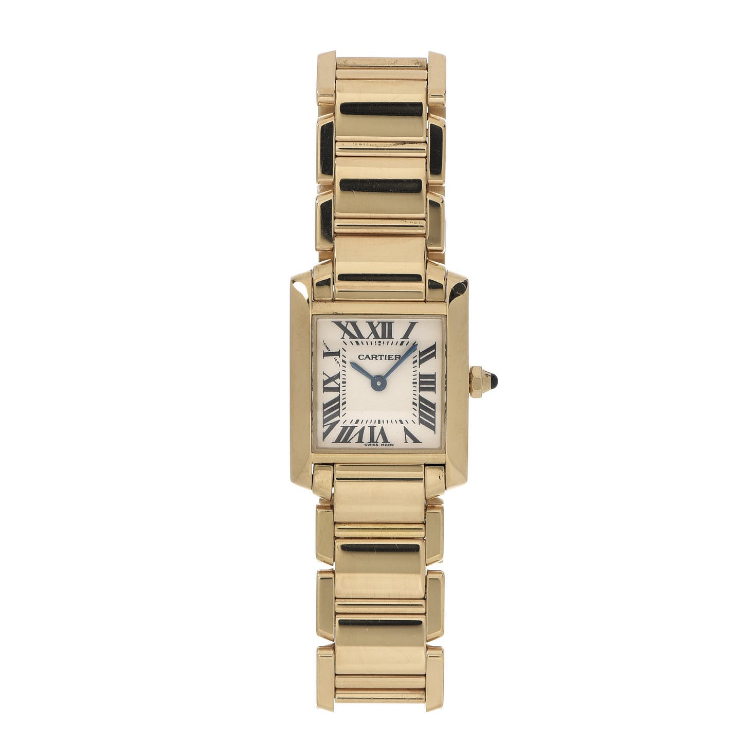 18K Yellow Gold 20mm Tank Francaise Quartz Watch