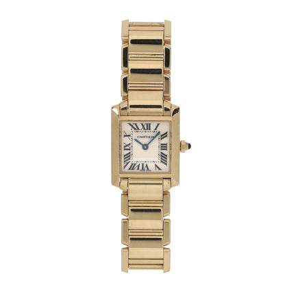 Cartier 18K Yellow Gold 20mm Tank Francaise Quartz Watch 1 of 8