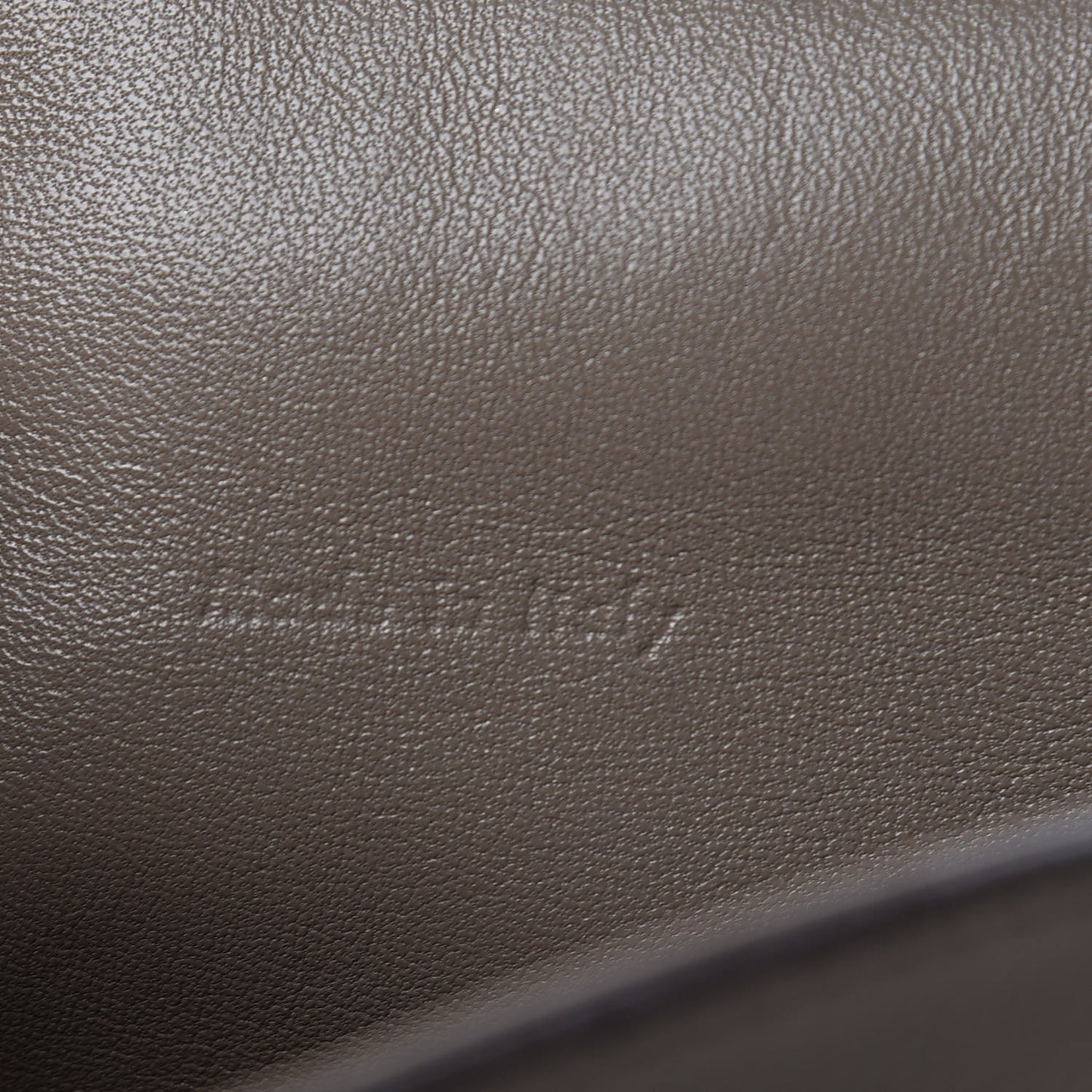 Grained Calfskin Medium Trotteur Taupe