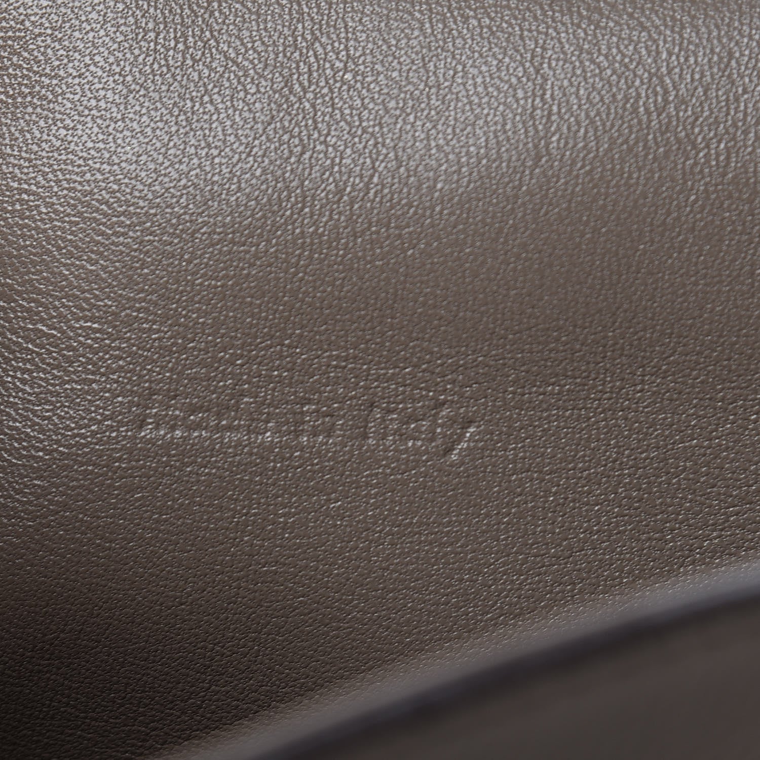 Celine Grained Calfskin Medium Trotteur Taupe 7 of 12