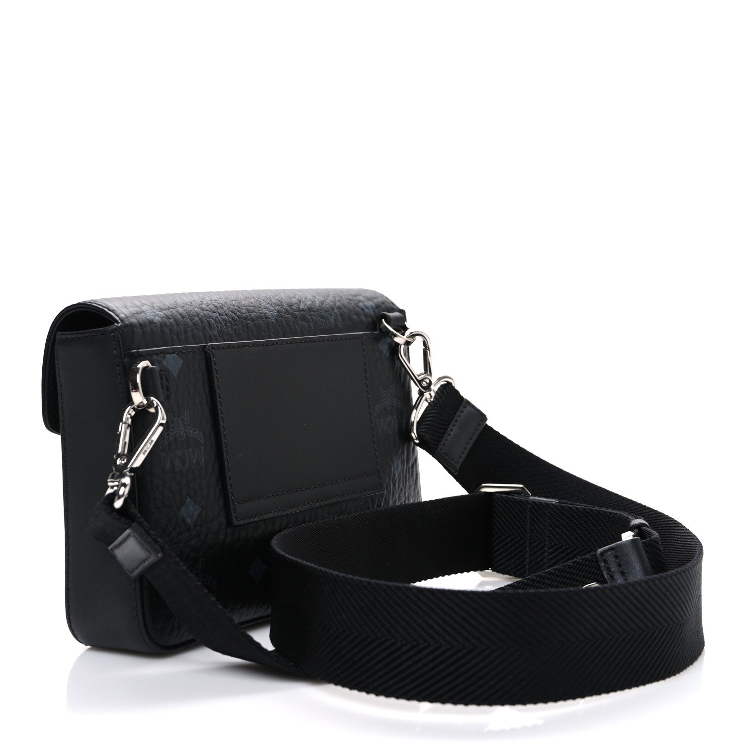 MCM Visetos Small Millie Crossbody Belt Bag Black 3 of 11