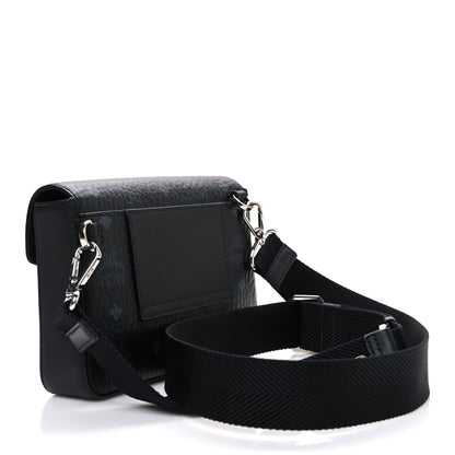 MCM Visetos Small Millie Crossbody Belt Bag Black 3 of 11