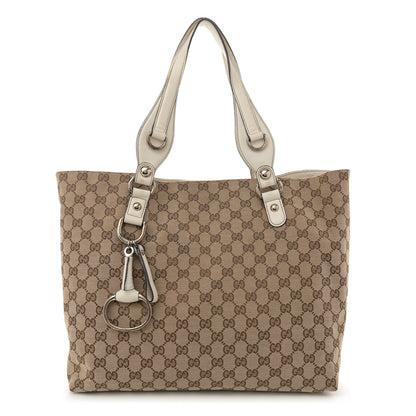 Gucci Monogram Medium Icon Bit Tote Off White 1 of 13