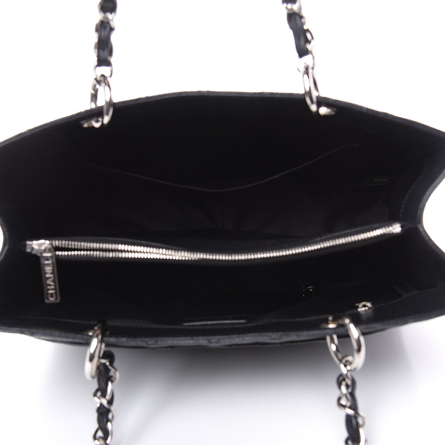 Chanel Caviar Quilted Grand Shopping Tote GST Black 5 of 11