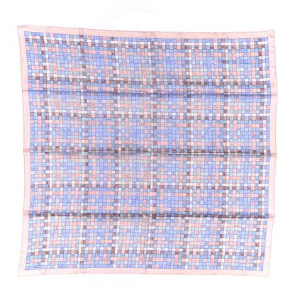 Hermes Silk Bolduc Au Carre Scarf 90 Bleu Pale Rose Pale 1 of 4