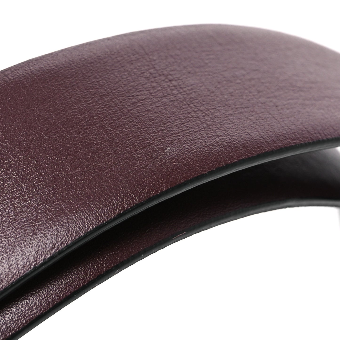 Calfskin CC Reversible Belt 85 34 Black Burgundy