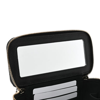 Chanel Caviar Quilted Small Tiny CC Vanity Case With Chain Black 10 of 10