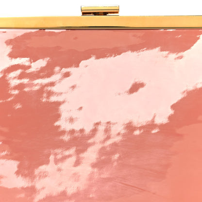 Mansur Gavriel Patent Calfskin Elegant Top Handle Bag Blush 7 of 12