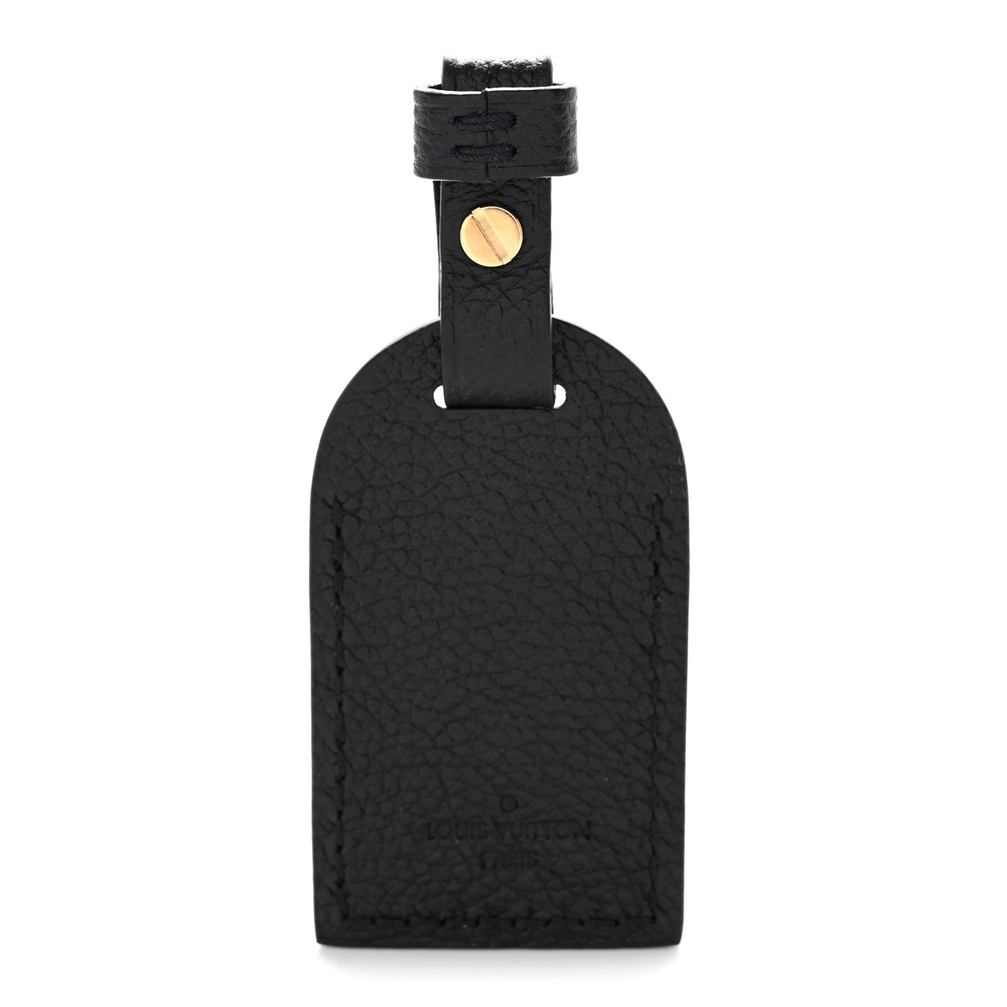 Calfskin Carryall Luggage Tag Black