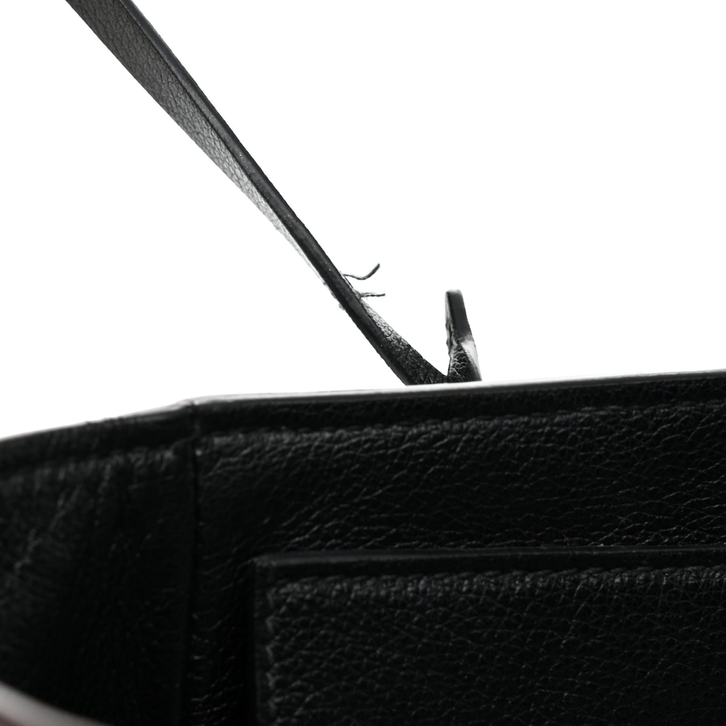 Calfskin Front Pocket Tote Black