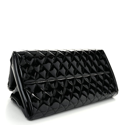 Chanel Patent Quilted Medium Just Mademoiselle Black 4 of 10