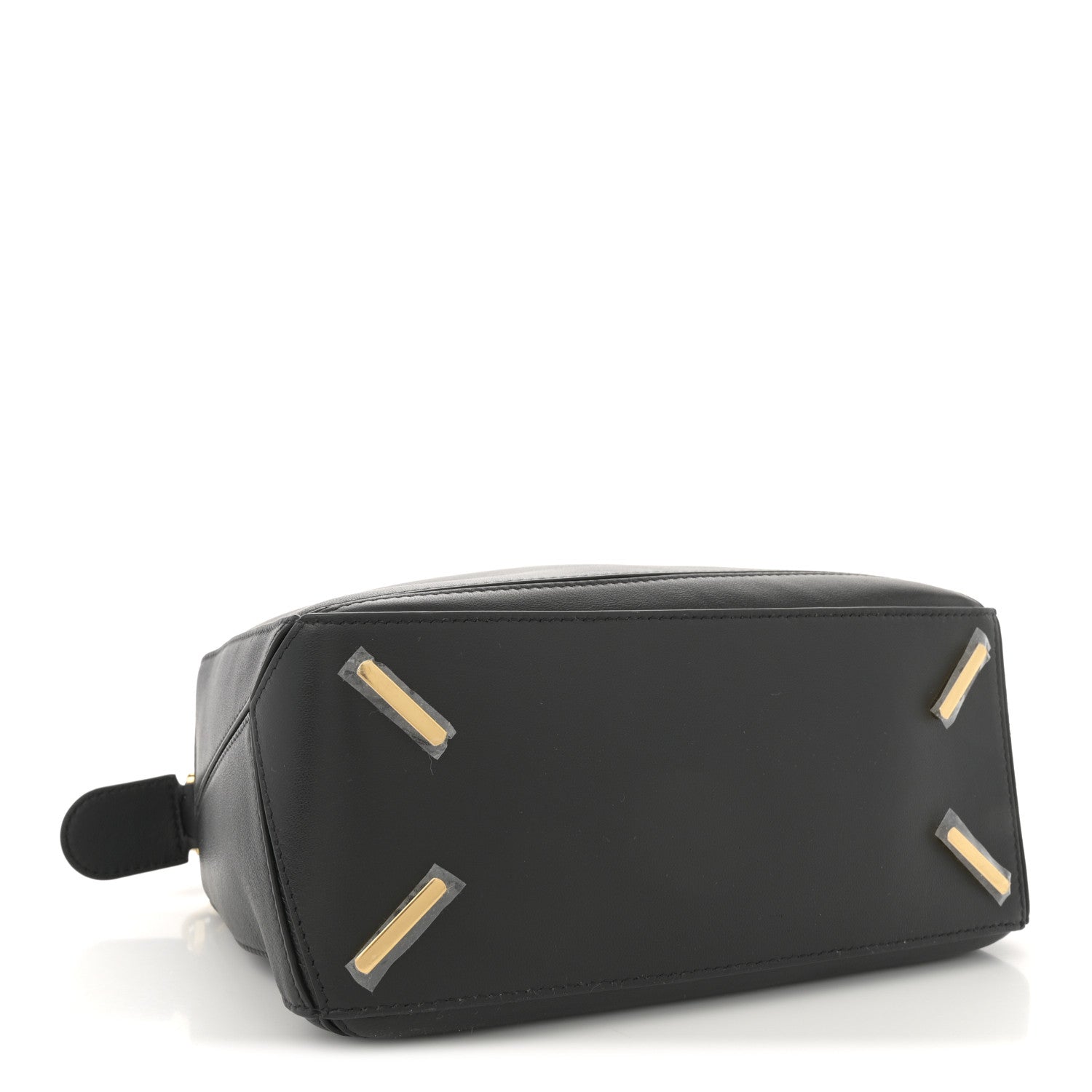 Loewe Lambskin Small Featherlight Puzzle Bag Black 4 of 10