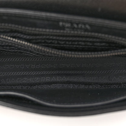 Prada Glace Calfskin Studded Crossbody Fuoco Black 5 of 9