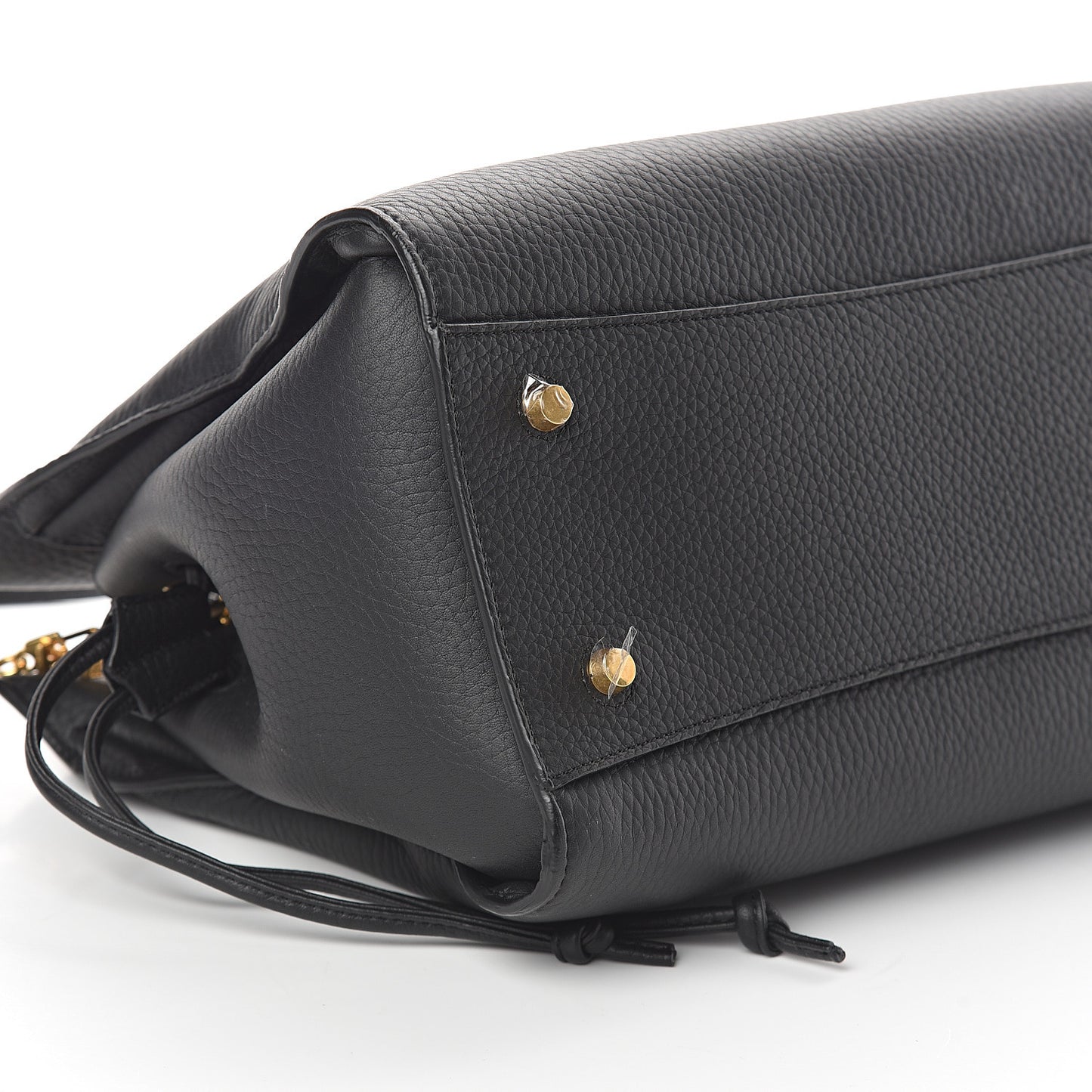 Heavy Grain Iris Tote Midnight Black