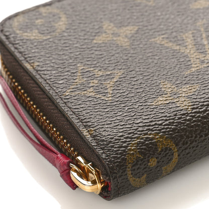 Louis Vuitton Monogram Clemence Wallet Fuchsia 7 of 8