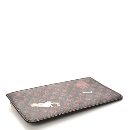 Louis Vuitton Catogram Neverfull MM GM Pochette Marron 4 of 8