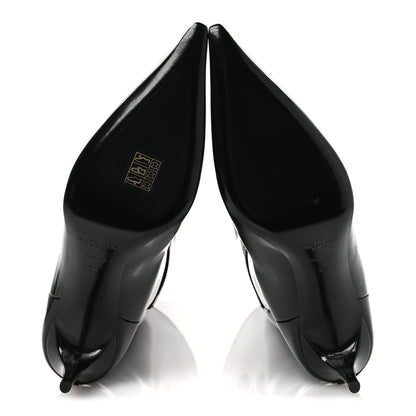 Saint Laurent Vitello Marilyn Hacker 70mm Luz Boots 39 Black 7 of 11