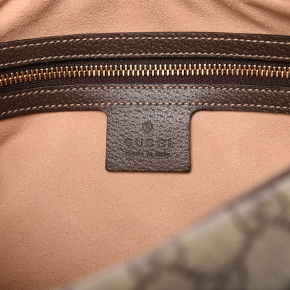 Gucci GG Supreme Monogram Web Small Ophidia Shoulder Bag Brown 8 of 10