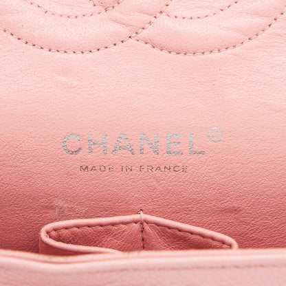 Chanel Caviar Quilted Medium Double Flap Pink 16 of 17