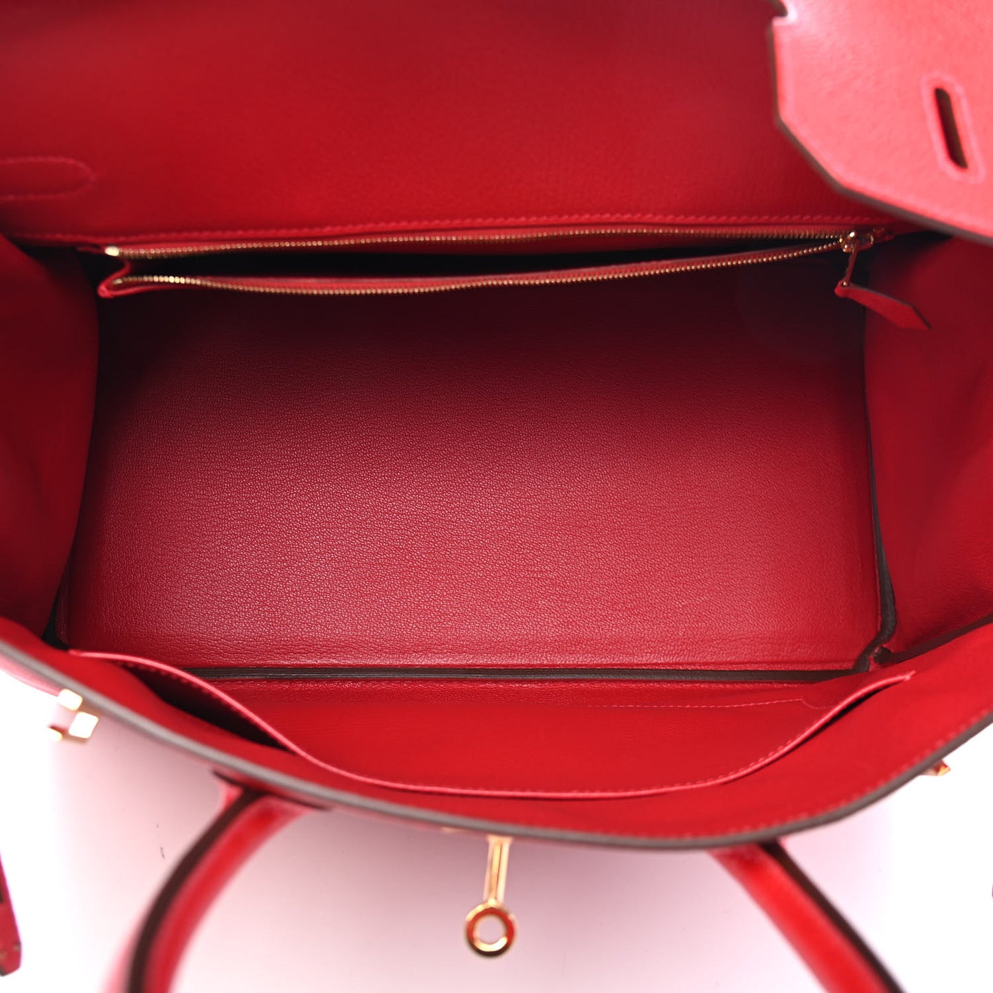 Epsom Birkin 35 Rouge Casaque