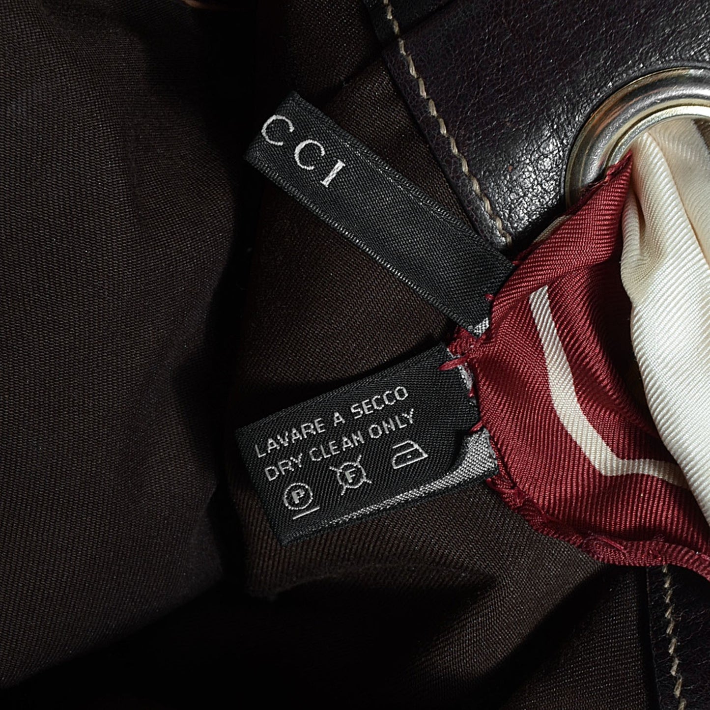 Monogram Large Positano Tote Brown