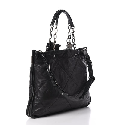 Lanvin Lambskin Quilted Amalia Tote Black 4 of 11