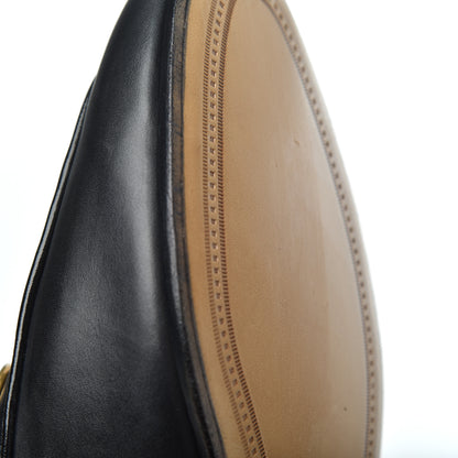 Gucci Calfskin Womens Jordaan Loafers 37.5 Black 11 of 14