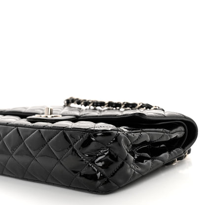 Chanel Patent Quilted Medium Double Flap Black 10 of 11