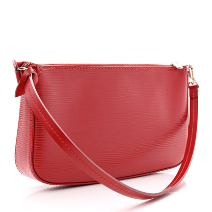 Louis Vuitton Epi Pochette Accessories NM Coquelicot 3 of 9