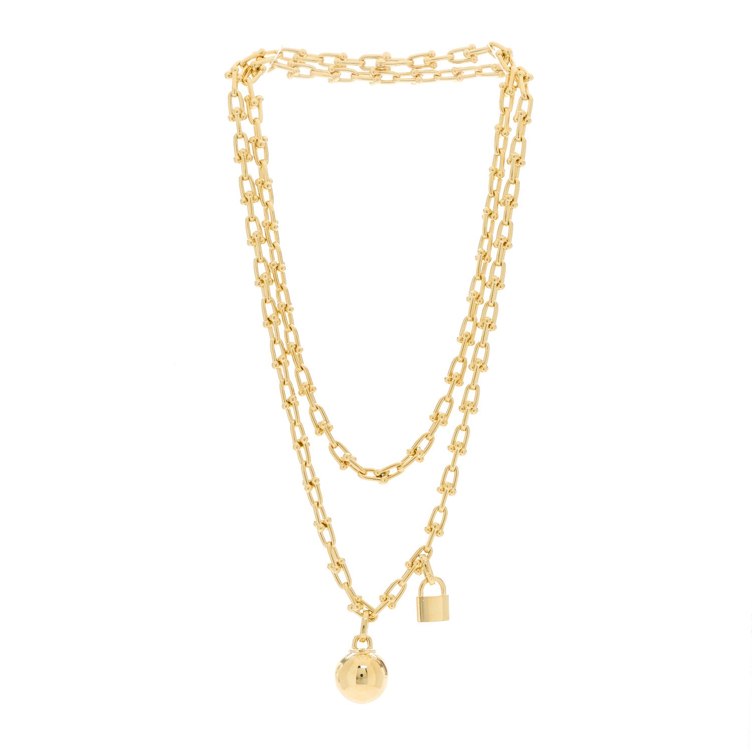 Tiffany 18K Yellow Gold HardWear Wrap Necklace 3 of 9