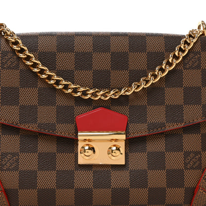 Louis Vuitton Damier Ebene Caissa Clutch Cherry 7 of 10