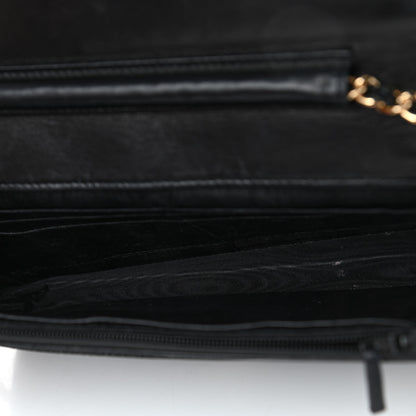 Chanel Caviar Timeless CC Wallet On Chain WOC Black 4 of 6
