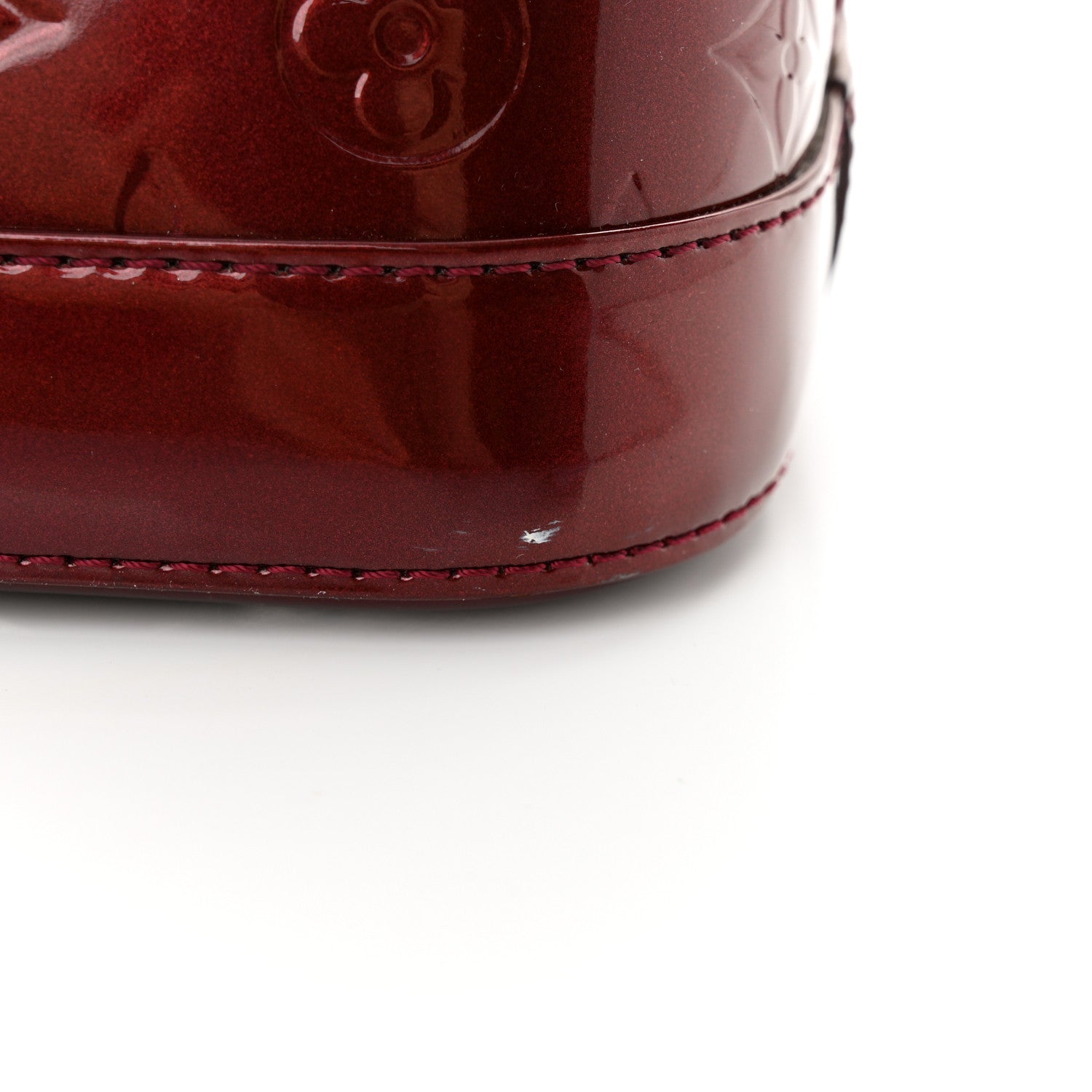 Louis Vuitton Vernis Alma PM Rouge Fauviste 10 of 11