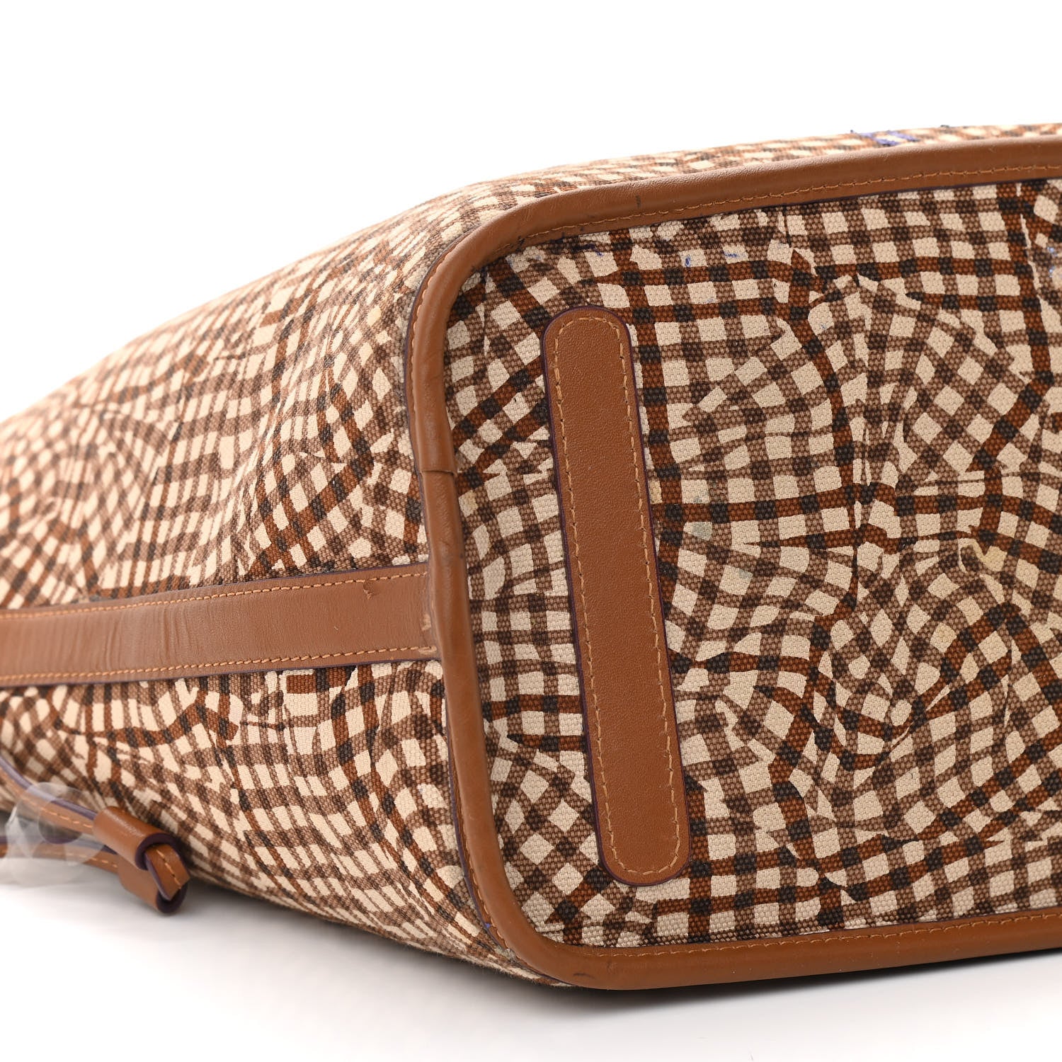 MCM Visetos Medium Liz Reversible Shopper Tote Cognac 13 of 15