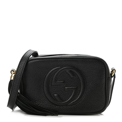 Gucci Pebbled Calfskin Mini Soho Disco Bag Black 1 of 11