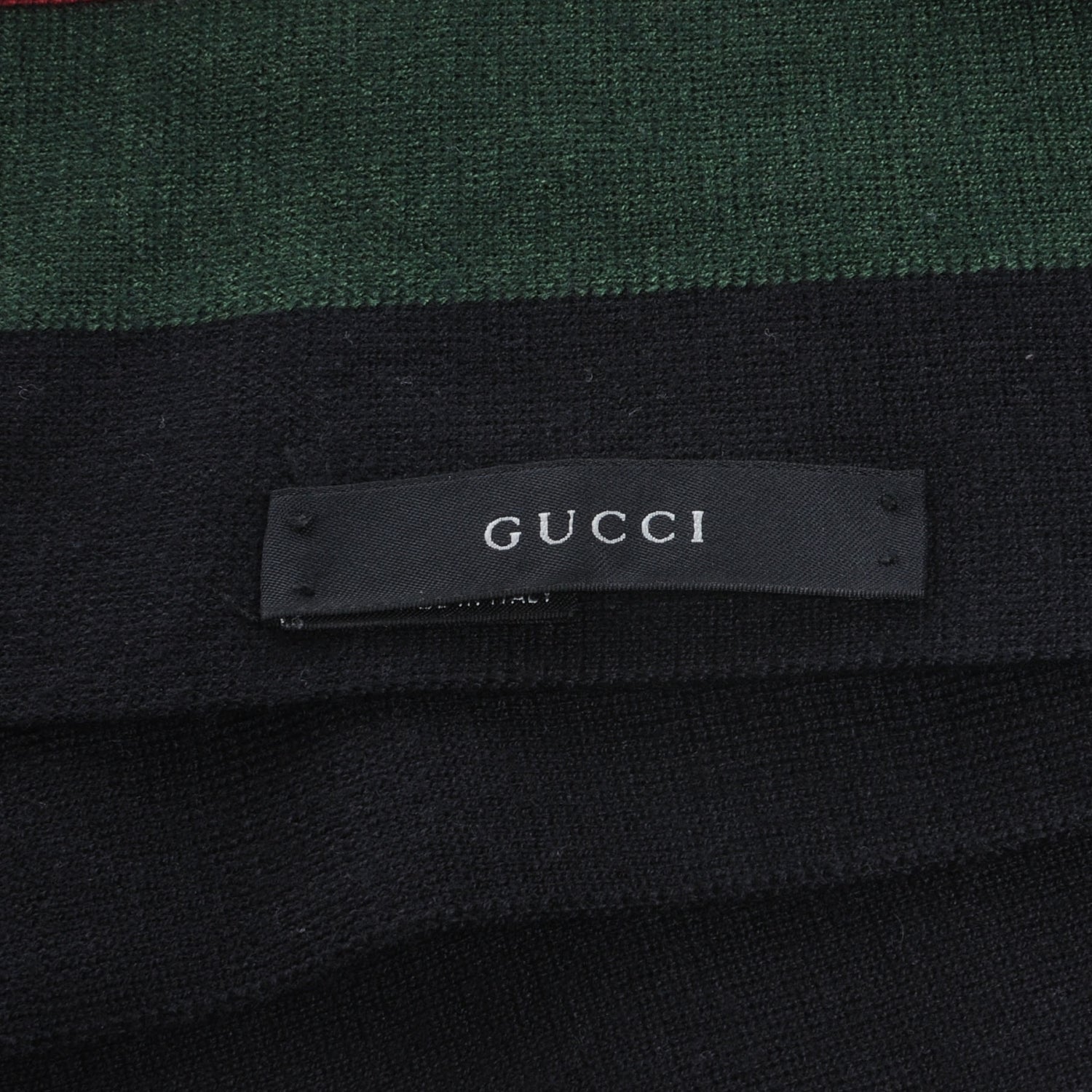 Gucci Silk Wool Web Scarf 5 of 6