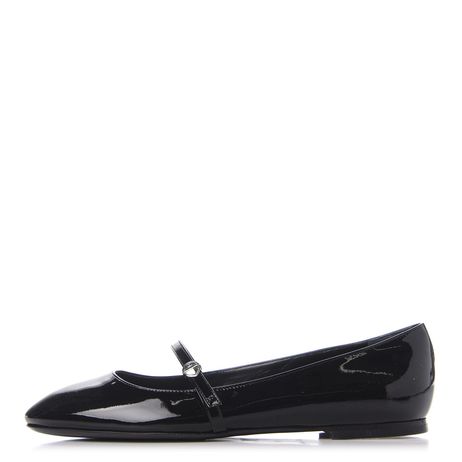 Louis Vuitton Patent Uniformes Ballerina Flat 40 Black 1 of 8