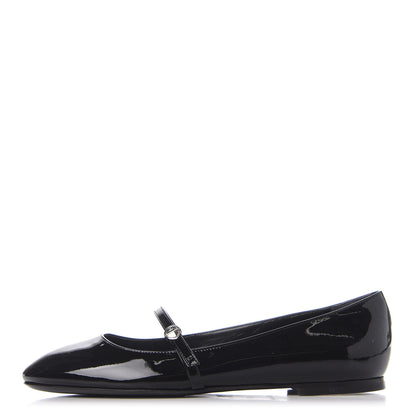 Louis Vuitton Patent Uniformes Ballerina Flat 40 Black 1 of 8