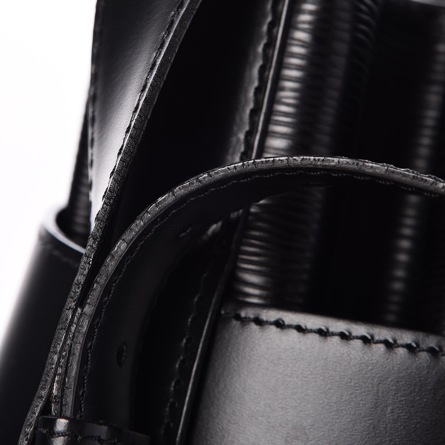 Louis Vuitton Epi Sac D'Epaule GM Black 9 of 11