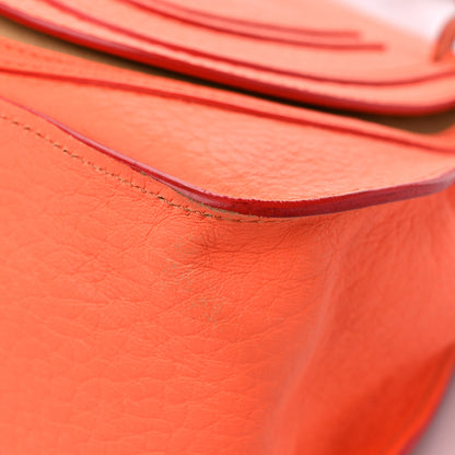 Chloe Calfskin Medium Marcie Satchel Orange Fizz 8 of 16
