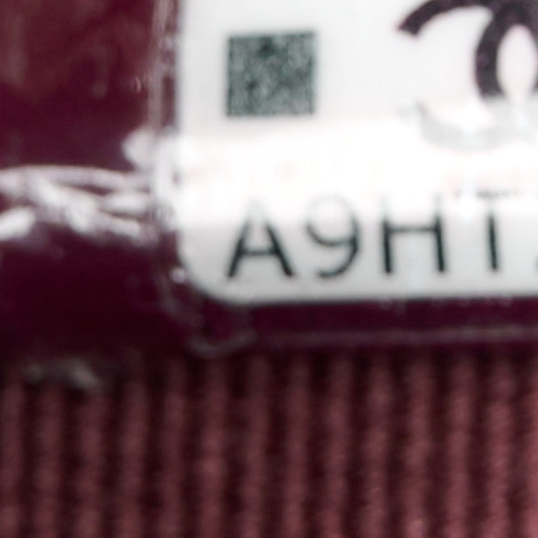 Chanel Caviar Quilted Classic Clutch With Chain Dark Burgundy 7 of 10